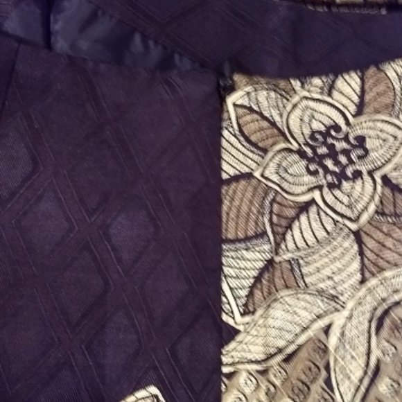 Talbots Floral Silk Cotton Blend Lined Skirt Size 6 - Picture 10 of 15